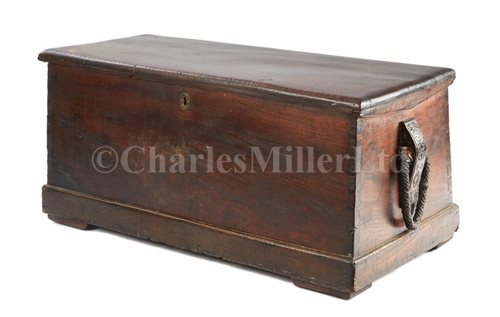 Lot 99 - A 19TH-CENTURY SAILOR'S SEA CHEST<br/>robustly...