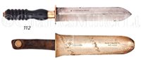Lot 112 - AN ADMIRALTY-PATTERN DIVER'S KNIFE BY SIEBE...