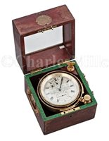 Lot 163 - ROBERT MOLYNEUX 2-DAY MARINE CHRONOMETER WITH...