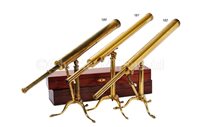 Lot 182 - AN EARLY 19TH-CENTURY 2IN. LIBRARY TELESCOPE...