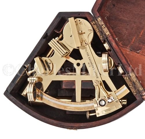 Lot 218 - A 5IN. VERNIER SEXTANT BY TROUGHTON & SIMMS,...