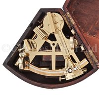 Lot 218 - A 5IN. VERNIER SEXTANT BY TROUGHTON & SIMMS,...