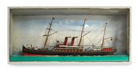 Lot 244 - A LATE 19TH-CENTURY WATERLINE MODEL OF THE...