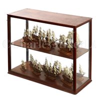 Lot 253 - AN EARLY 19TH-CENTURY NAPOLEONIC FRENCH PRISONER-OF-WAR BOXWOOD SHIP MODEL