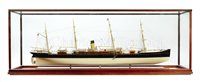 Lot 265 - A FINE BUILDER'S-STYLE MODEL OF THE S.S....