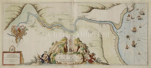 Lot 69 - CAPT. GREENVILE COLLINS: 'THE RIVER AVON FROM THE SEVERN TO THE CITTY OF BRISTOLL..', CIRCA 1700