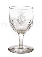 Lot 82 - A WINE GLASS FROM THE ROYAL YACHT OSBORNE<br/>a...