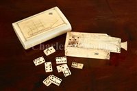 Lot 101 - Ø A 19TH-CENTURY SCRIMSHAW-DECORATED IVORY...