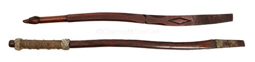 Lot 156 - A FINELY CARVED 19TH-CENTURY YACHT TILLER<br/>with...