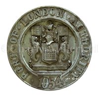 Lot 157 - PORT OF LONDON AUTHORITY: A HERALDIC GATE...
