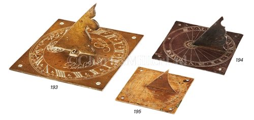 Lot 194 - A SMALL TUDOR SUNDIAL, CIRCA 1600<br/>unsigned,...