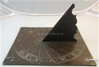 Lot 194 - A SMALL TUDOR SUNDIAL, CIRCA 1600<br/>unsigned,...