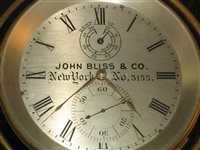 Lot 205 - A TWO-DAY MARINE CHRONOMETER BY JOHN BLISS &...