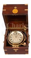 Lot 207 - A 2-DAY MARINE CHRONOMETER BY CHARLES...