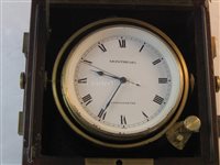 Lot 215 - AN ELECTRIC MARINE CHRONOMETER BY...