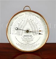 Lot 258 - A RARE TYPHOON BAROMETER, LATE...