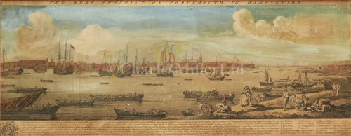 Lot 21 - 'THE WEST PROSPECT OF PORTSMOUTH IN...