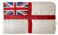 Lot 108 - AN HISTORICALLY INTERESTING NAVAL ENSIGN...