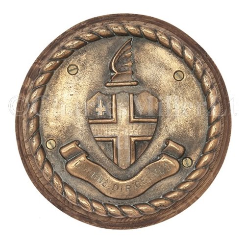 Lot 114 - AN UNOFFICIAL-PATTERN R.N. BADGE FROM H.M.S....