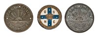 Lot 131 - P & O BOAT BADGES<br/>cast in bronze for R.M....
