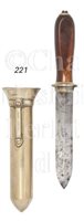 Lot 221 - Ø A LATE 19TH-CENTURY DIVER'S KNIFE BY SIEBE...