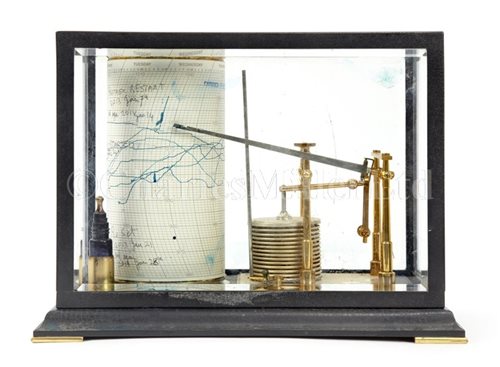 Lot 274 - A 20TH-CENTURY MICRO BAROGRAPH BY SHORT &...