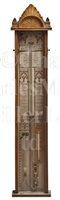 Lot 275 - AN OAK CASED 'FITZROY-PATTERN' BAROMETER<br/>of...