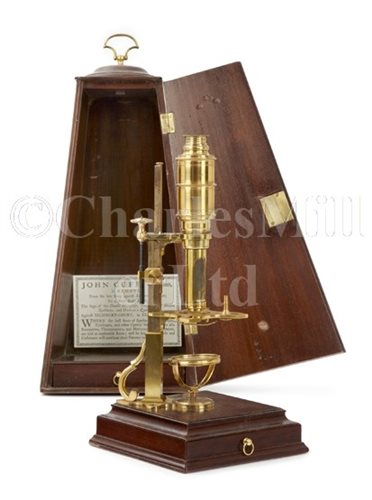 Lot 307 - A REPLICA RARA LTD MICROSCOPE AFTER JOHN...