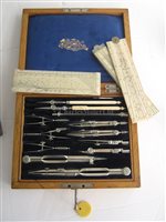 Lot 318 - Ø A LATE 19TH-CENTURY DRAWING SET BY STANLEY,...