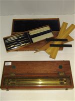 Lot 321 - Ø A LATE 19TH-CENTURY DRAWING SET<br/>unsigned,...