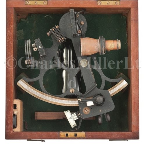 Lot 323 - A 6IN. RADIUS MICROMETER SEXTANT BY HENRY...