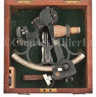 Lot 323 - A 6IN. RADIUS MICROMETER SEXTANT BY HENRY...