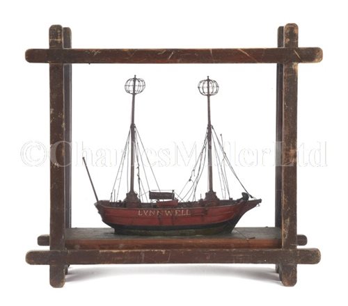 Lot 334 - A LATE 19TH-CENTURY SAILOR'S MODEL FOR THE...