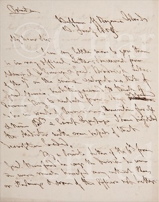 Lot 40 - AN AUTOGRAPH LETTER FROM SAMUEL, LORD...