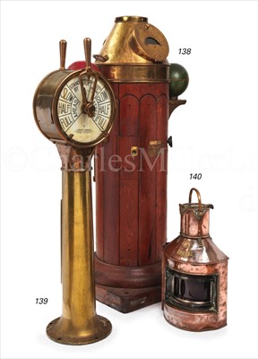 Lot 138 - A COMPASS AND BINNACLE BY HENRY BROWNE & SON,...