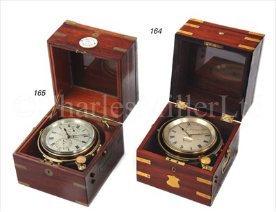 Lot 165 - A 2-DAY MARINE CHRONOMETER BY J. W. RAY & CO.,...