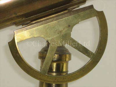 Lot 191 - AN 18TH-CENTURY 2¼IN. REFRACTING TABLE...
