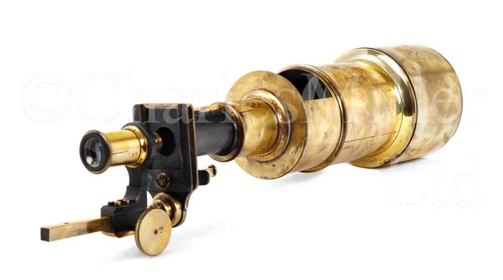 Lot 207 - A RARE 19TH-CENTURY MICROSCOPE PROJECTION...