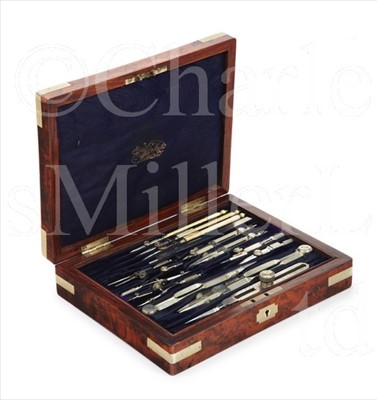Lot 218 - A LATE 19TH-CENTURY CASED DRAWING SET BY...