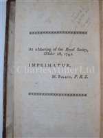 Lot 221 - BAKER, HENRY, 'EMPLOYMENT FOR THE MICROSCOPE'; together the four other similar