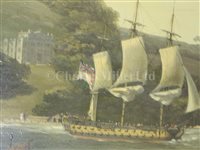 Lot 19 - JOHN THOMAS SERRES (ENGLISH, 1759-1825) - The Entrance to Plymouth Sound