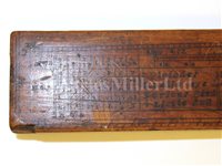 Lot 224 - A LARGE 17TH CENTURY WOODEN FOLDING COMBINATION RULE/SECTOR