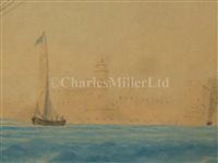 Lot 1 - JOSEPH HONORÉ MAXIM PELLEGRIN, (ITALIAN, 1793-1869) - Brig Eleanor of Sunderland, Captain William Cockburn entering the port of Marseilles Febry 26, 1846