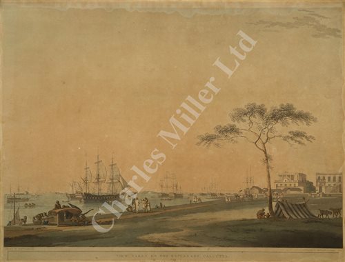 Lot 106 - AFTER THOMAS DANIELL (1740-c1809) View taken on the esplanade, and another after Huggins