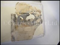 Lot 124 - A QUANTITY OF EPHEMERA RECOVERED FROM THE WRECK OF R.M.S. 'MEDINA', LOST 1917