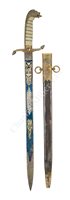 Lot 33 - A VICTORIAN NAVAL OFFICER'S DIRK BY GIEVE & SON, PORTSMOUTH