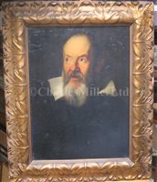 Lot 179 - AFTER JUSTUS SUSTERMANS, 19TH CENTURY - Portrait of Galileo