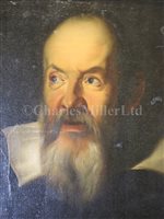 Lot 179 - AFTER JUSTUS SUSTERMANS, 19TH CENTURY - Portrait of Galileo