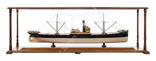 Lot 287 - THE BUILDER'S MODEL FOR THE S.S. 'CORLAND' BUILT FOR CORY COLLIERS LTD, BY S.P. AUSTIN & SONS LTD., SUNDERLAND, 1917