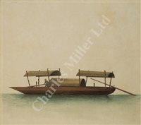 Lot 3 - CHINESE SCHOOL, LATE 19TH CENTURY - Studies of Junks